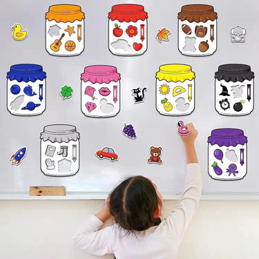 Candy Jay Frame | Diversión magnética para jugar - Set de clasificación y colores para niños